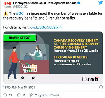 加拿大官宣EI 、CRB、CRCB发钱计划延长!