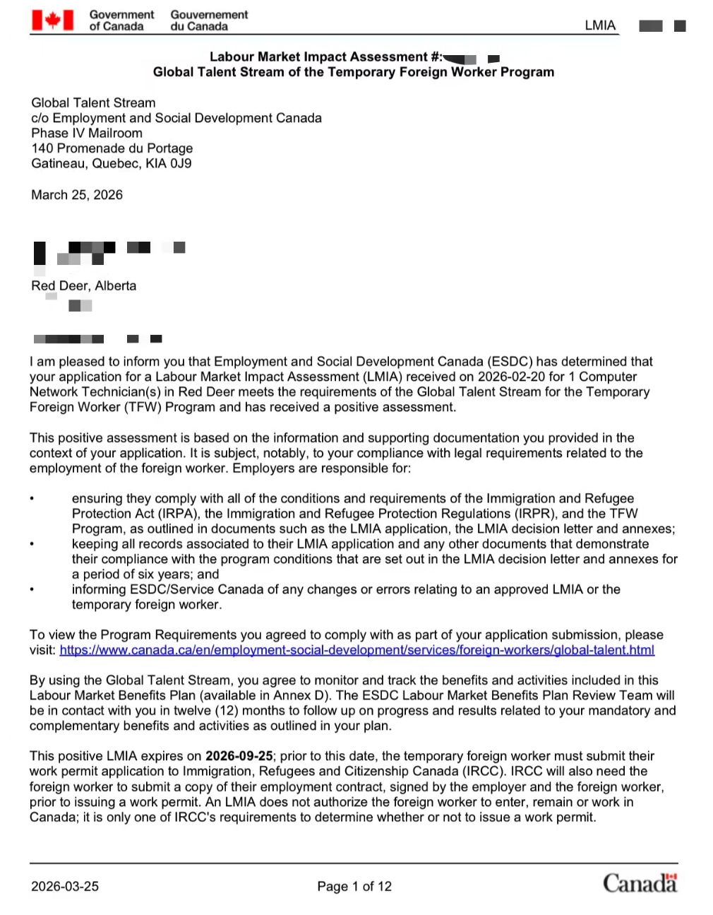 新获批✅计算机维修师 LMIA！