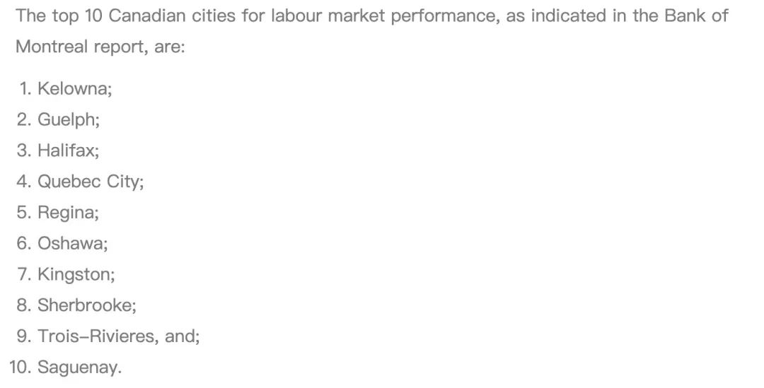 加拿大最好找工作的地方:BC省这里被评为第一!