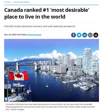 加拿大凭什么成为世界上最适合移民的国家？