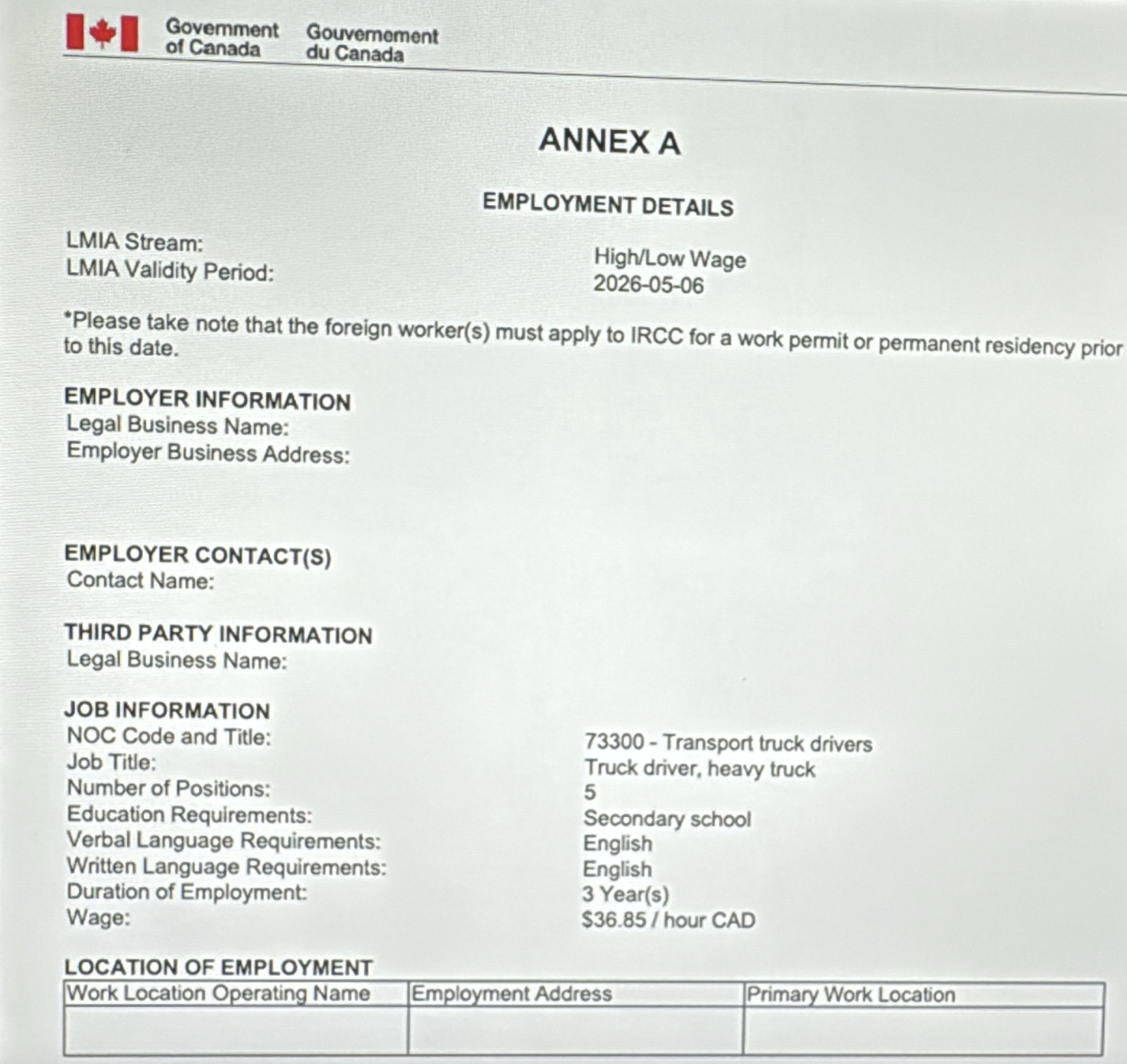 BC省温哥华卡车司机现成高薪LMIA！