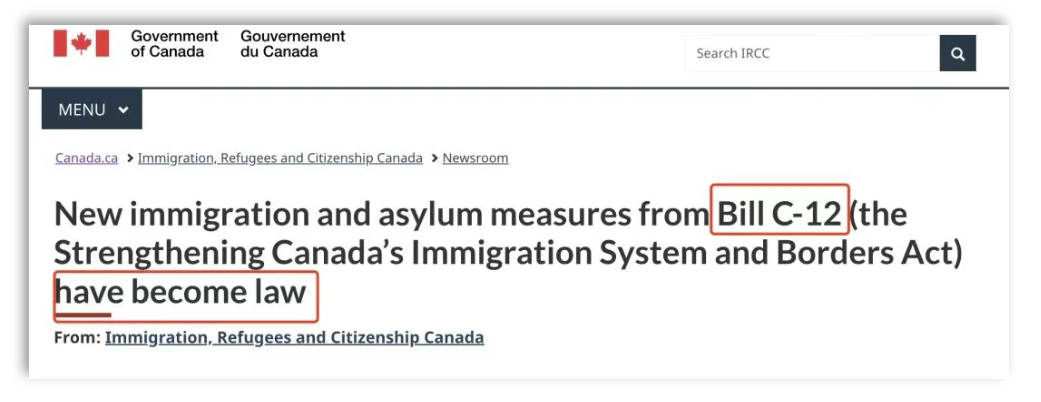刚刚生效!加拿大移民法大改!Bill C-12!