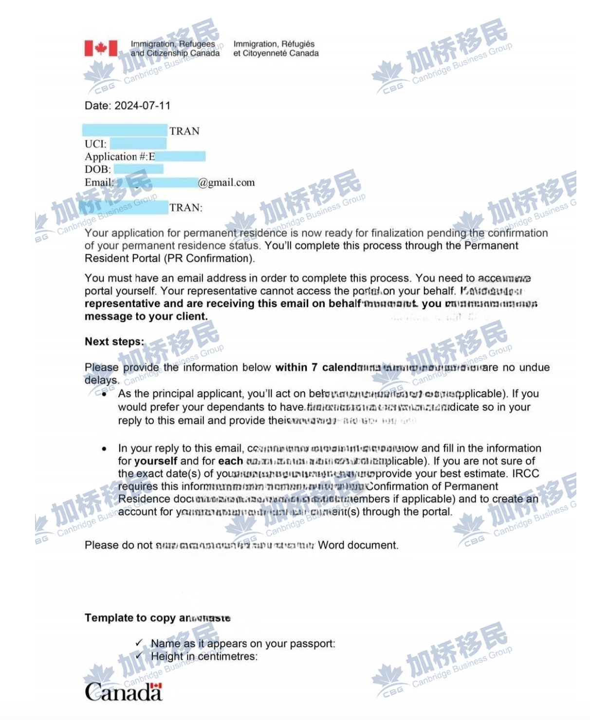 恭喜两个联邦农业项目的客户7月顺利拿到PR