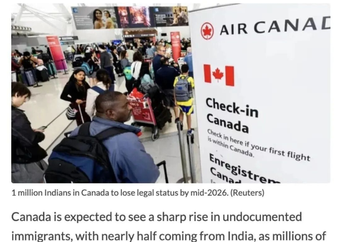加拿大无证移民激增！100万人或失合法身份