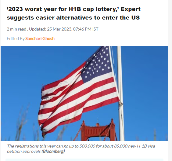 H1B抽签破78万人？或存在虚假签证被终生拒签