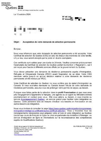 恭喜苦等了接近1年的魁省IT客人终于上岸！