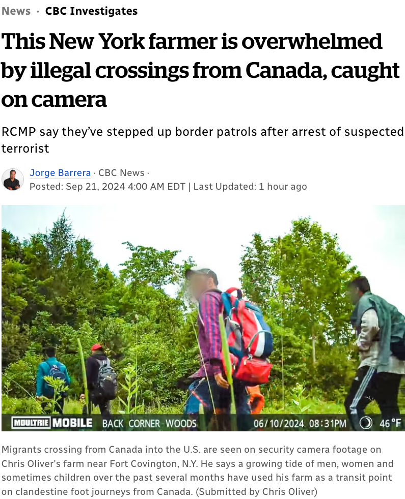 彻底崩溃！加拿大印度人成群结队非法过境！