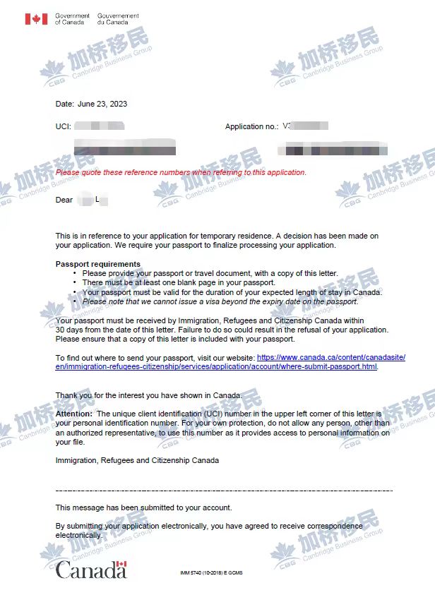 恭喜L先生境内小签申请3周获批