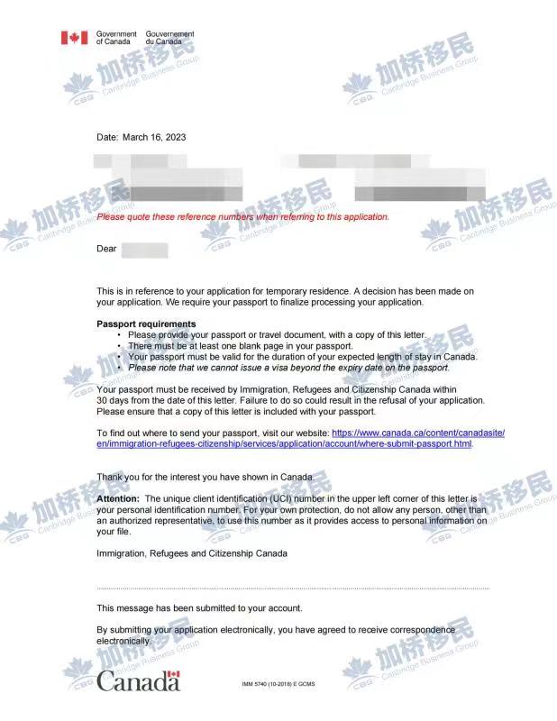 恭喜合作客户F女士AIP工签获批 