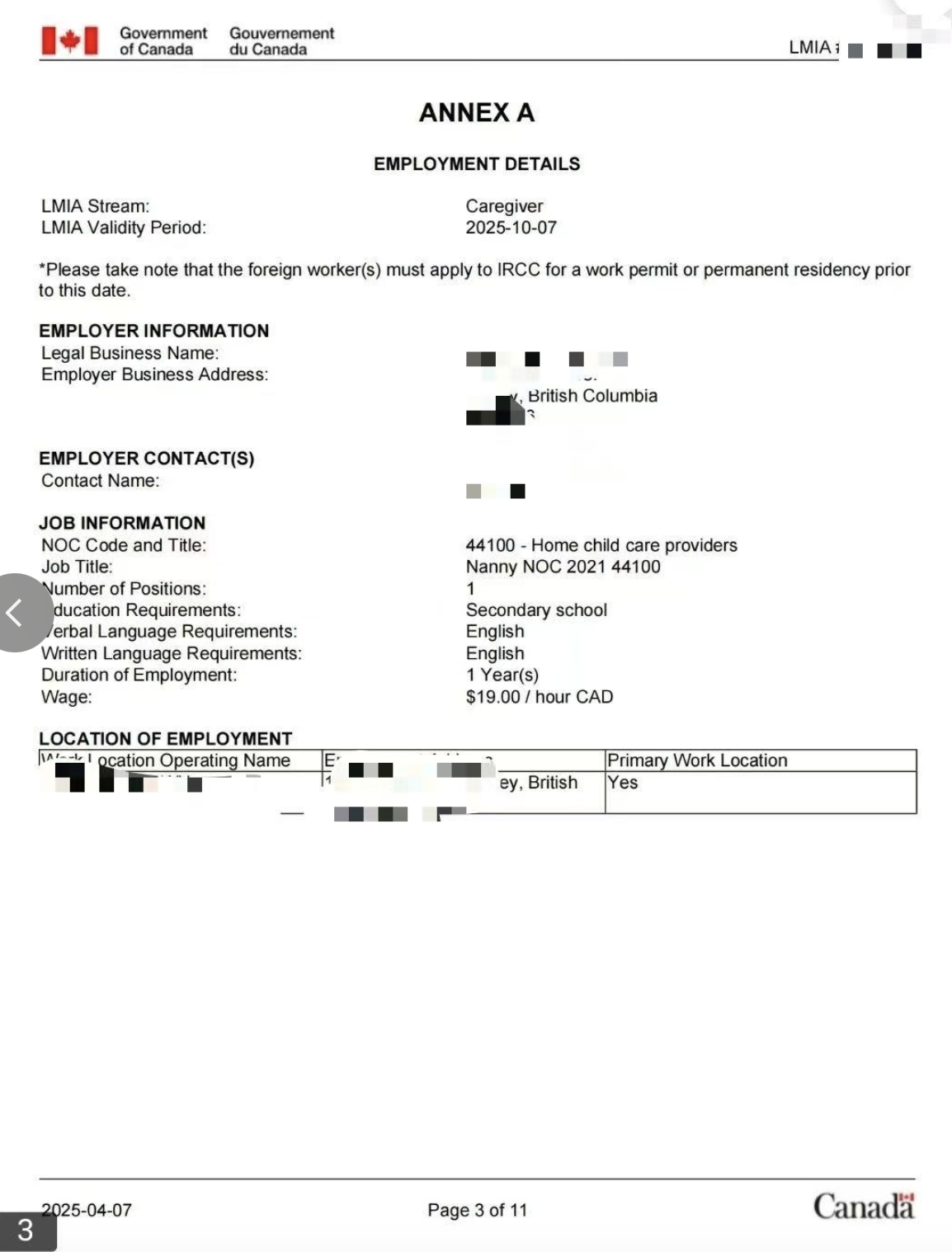 保姆/家庭儿童看护BC省🇨🇦 家庭雇主