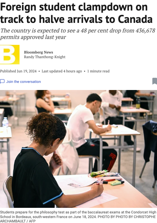 加拿大印裔留学生暴跌，中国留学生申请机会大增！