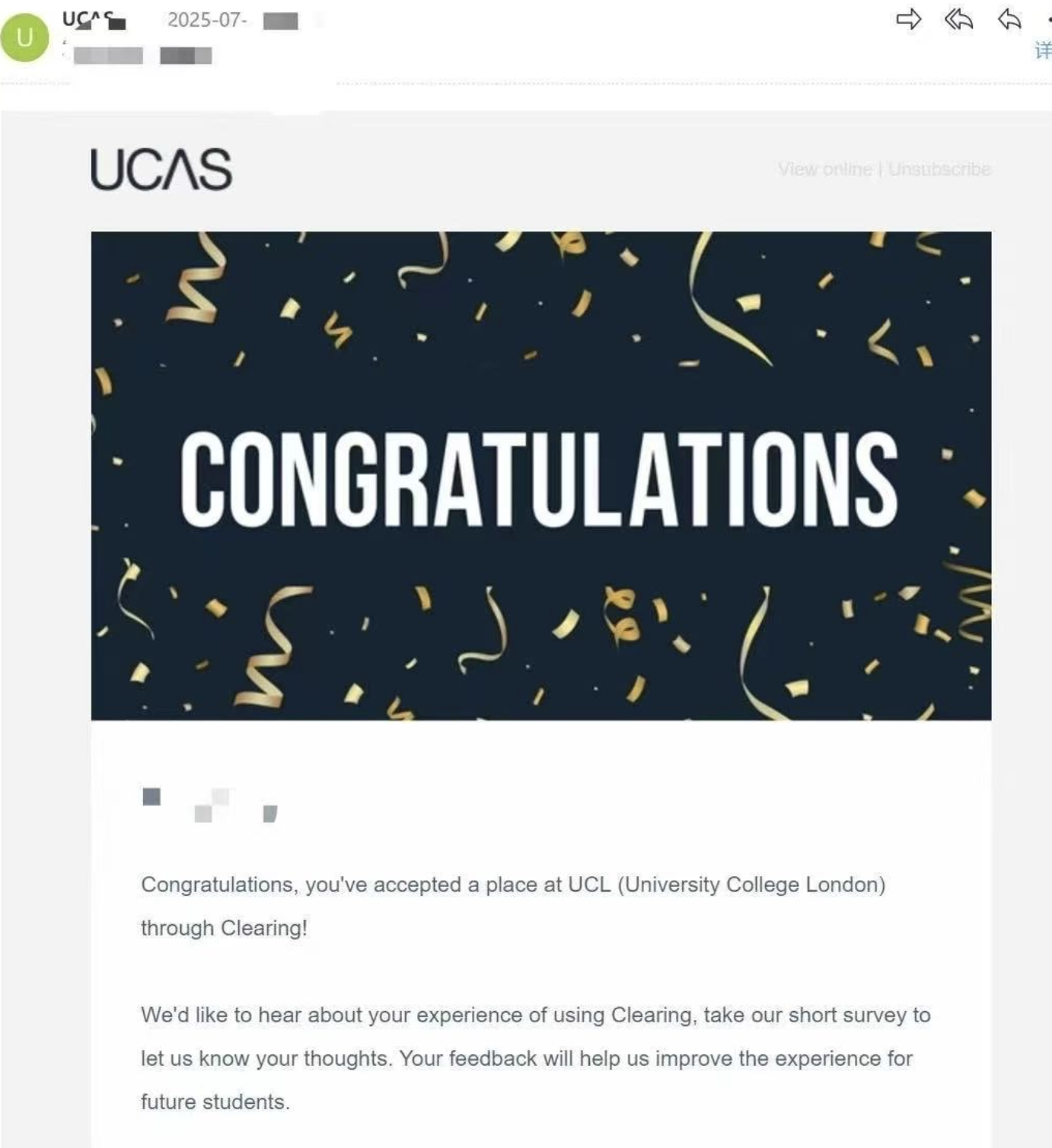 英国G5 UCL补录一周下offer 最后一周