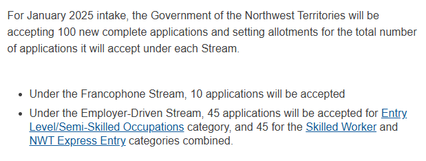 加拿大西北地区NTNP1月16日重新开放申请