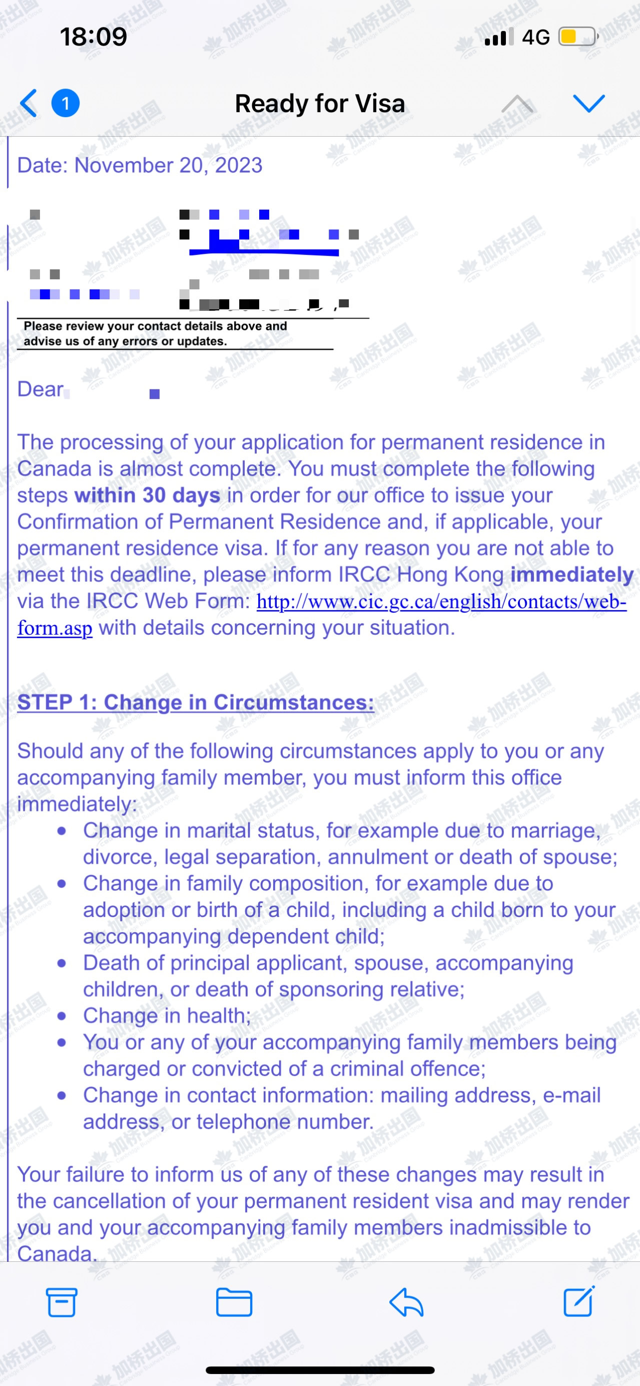 恭喜C先生通过BCPNP硕博类项目获得PR！ 