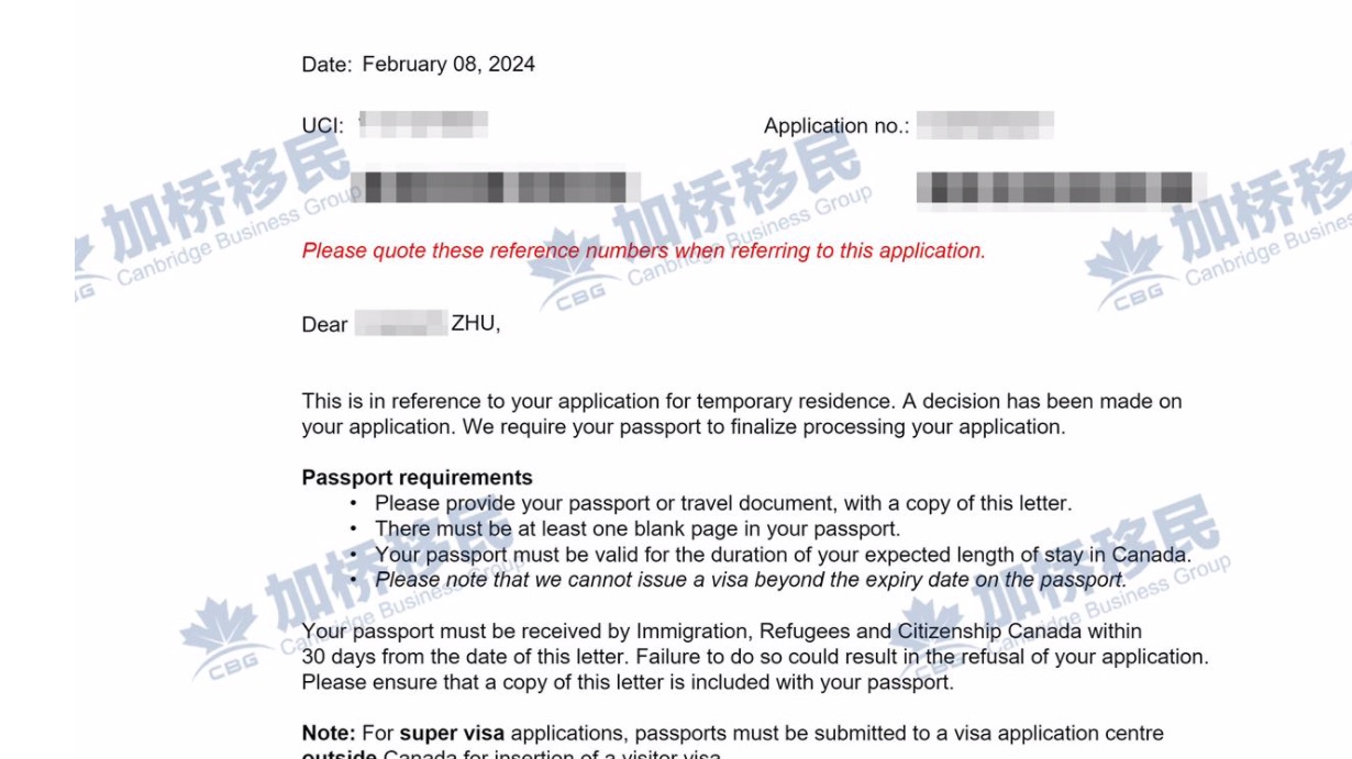 恭喜客户Z女士AAIP工签获批！