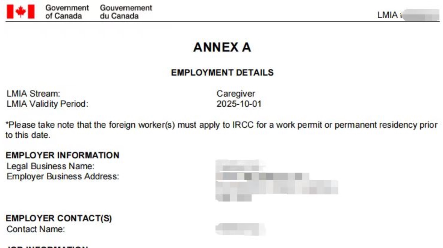 加拿大🇨🇦保姆LMIA，配合移民！
