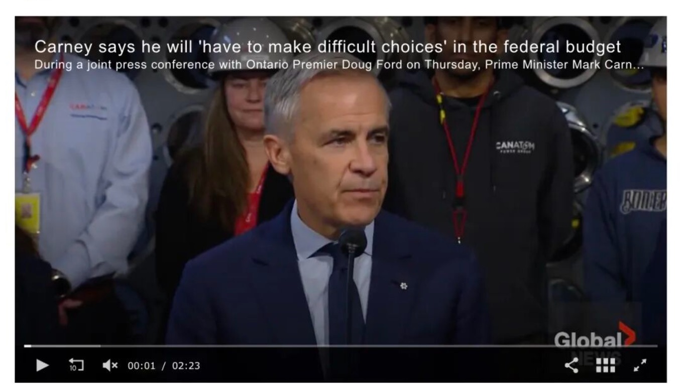 刚刚！卡尼发出警告：加拿大人必须“做出牺牲”！