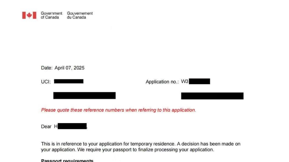 会法语工签都快一点！用时两周！