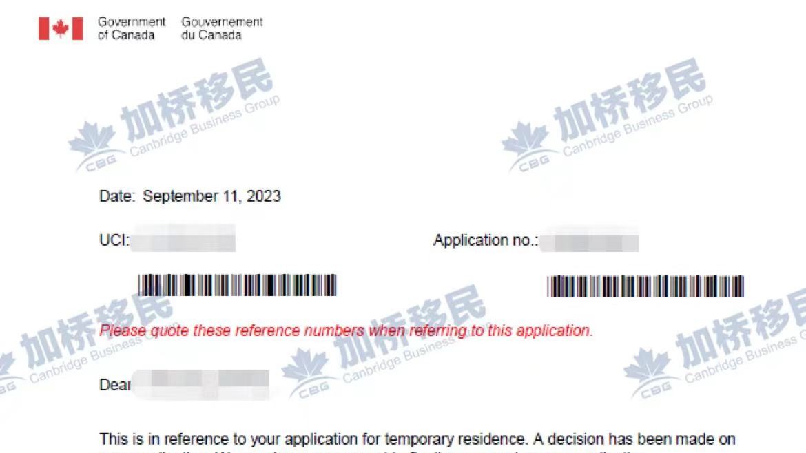 恭喜Zhang同学加拿大境外第一次学签顺利通过！