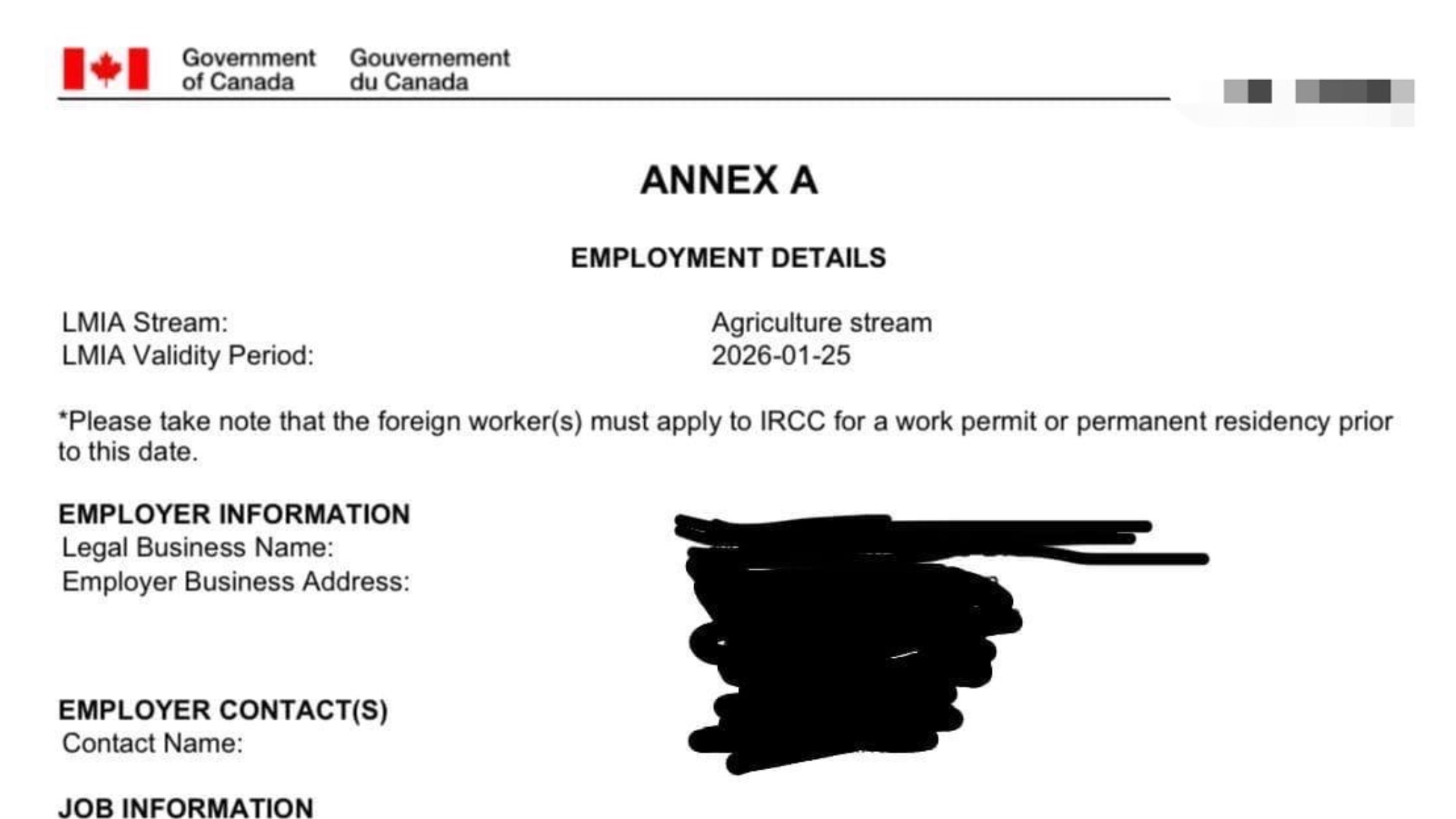 安省现成LMIA名额 多伦多真工，作物收割工