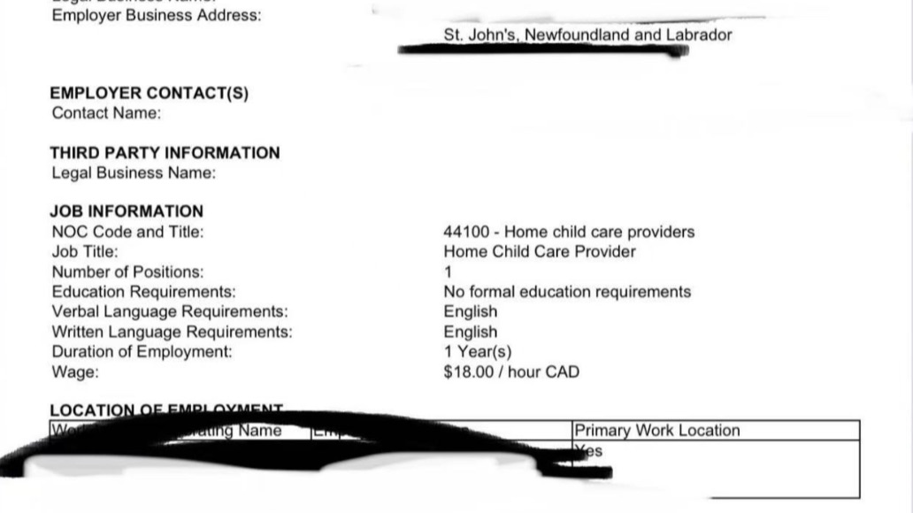 🇨🇦目前最好移民的NL省  保姆LMIA！