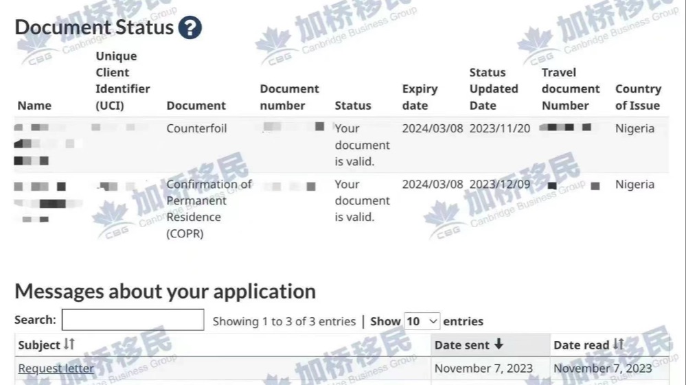 恭喜尼日利亚申请人EE-FSW 半年获批！