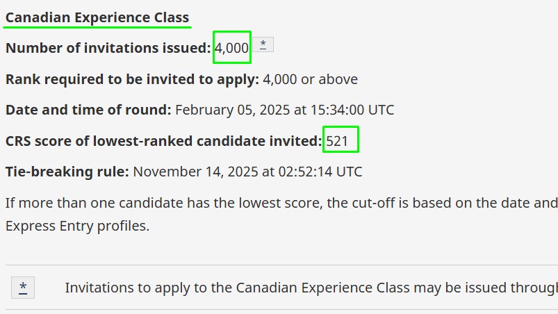 EE快速通道CEC加拿大经验类抽选再邀4000人