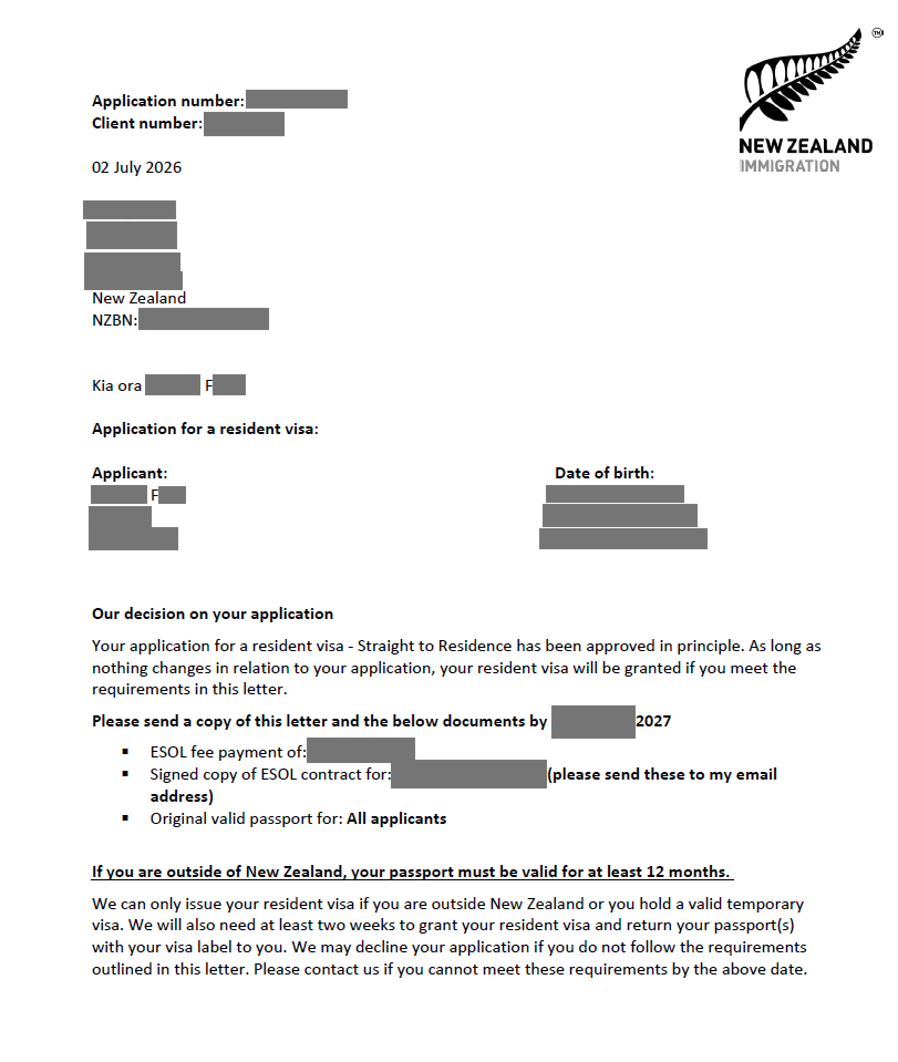approved project