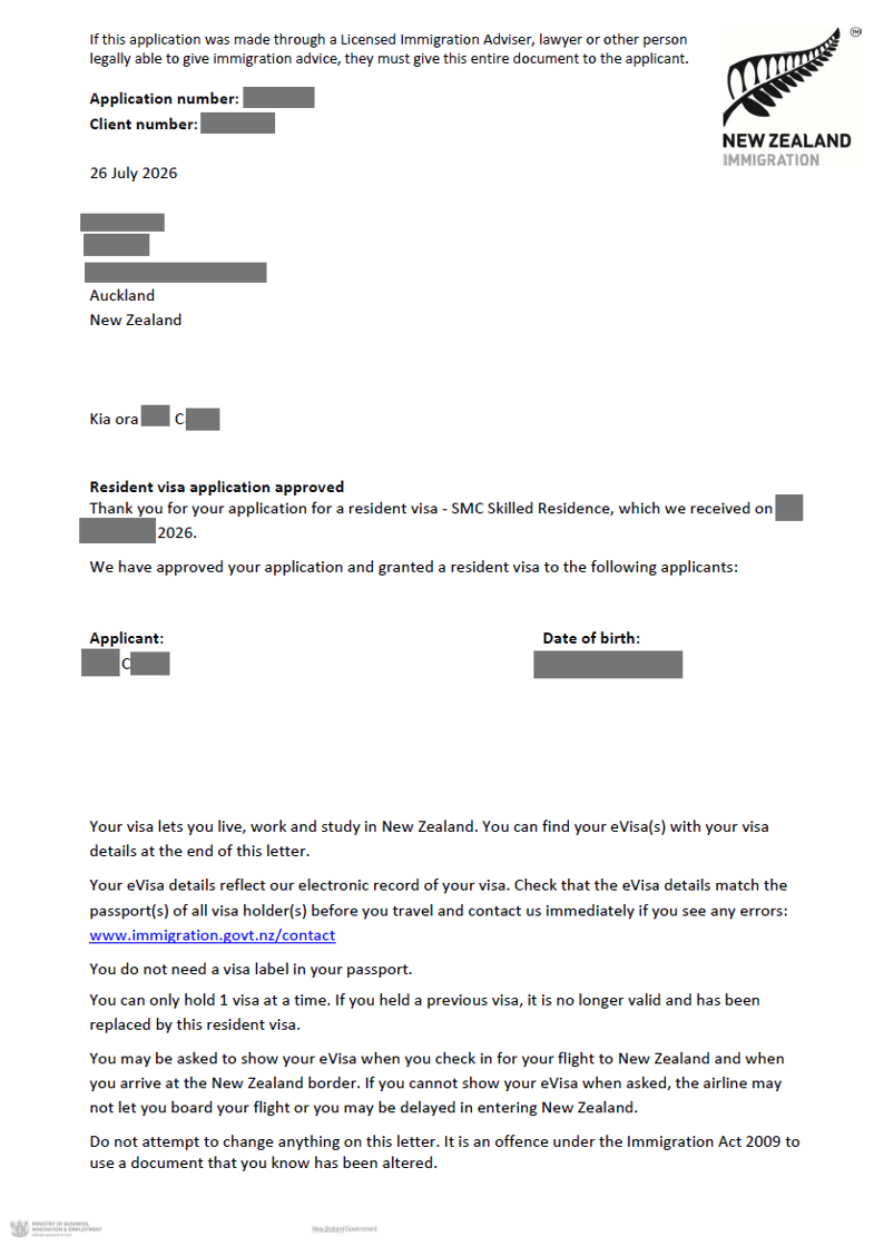 approved project