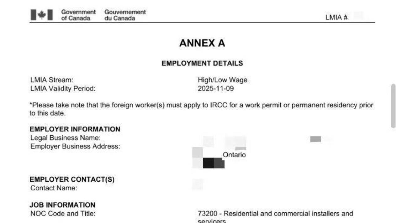 多伦多5星级公司，提供真实工作安装技工