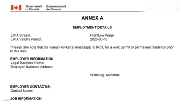 曼省做甜品和简餐的帮厨 LMIA现成批文