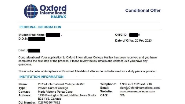 加拿大护工Offer成功获批！