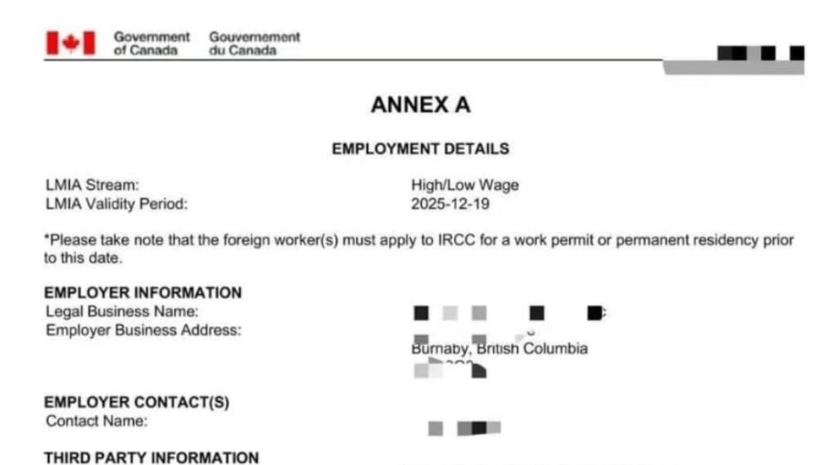  加拿大行政助理最后一份现成LMIA批文！