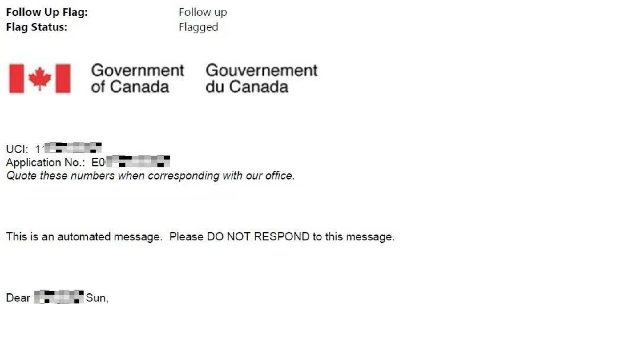 移民局终于开始动起来了！最近收到好几个同学来报喜