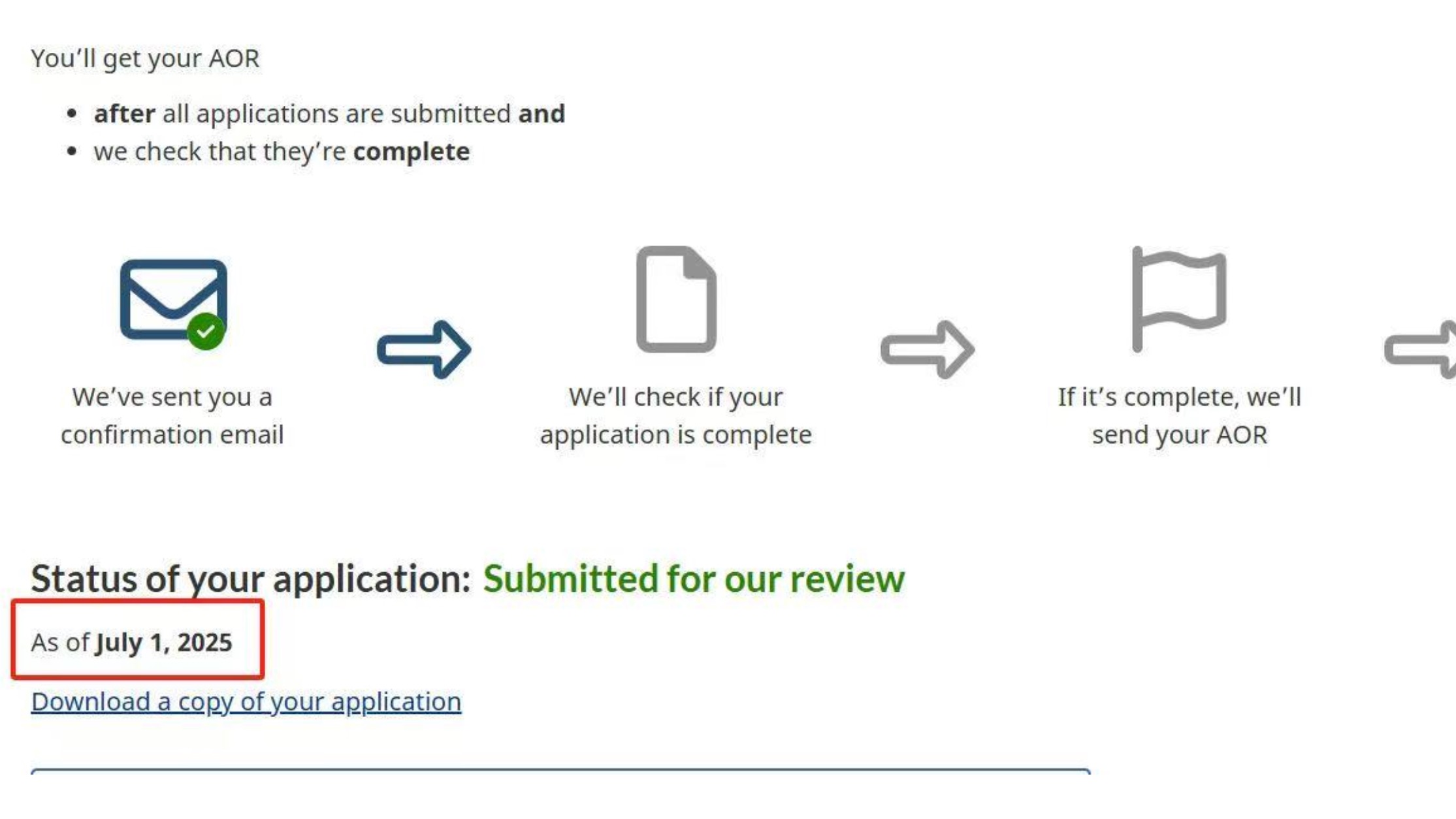 入籍申请审理进展： 7月1日提交 8月25日收到