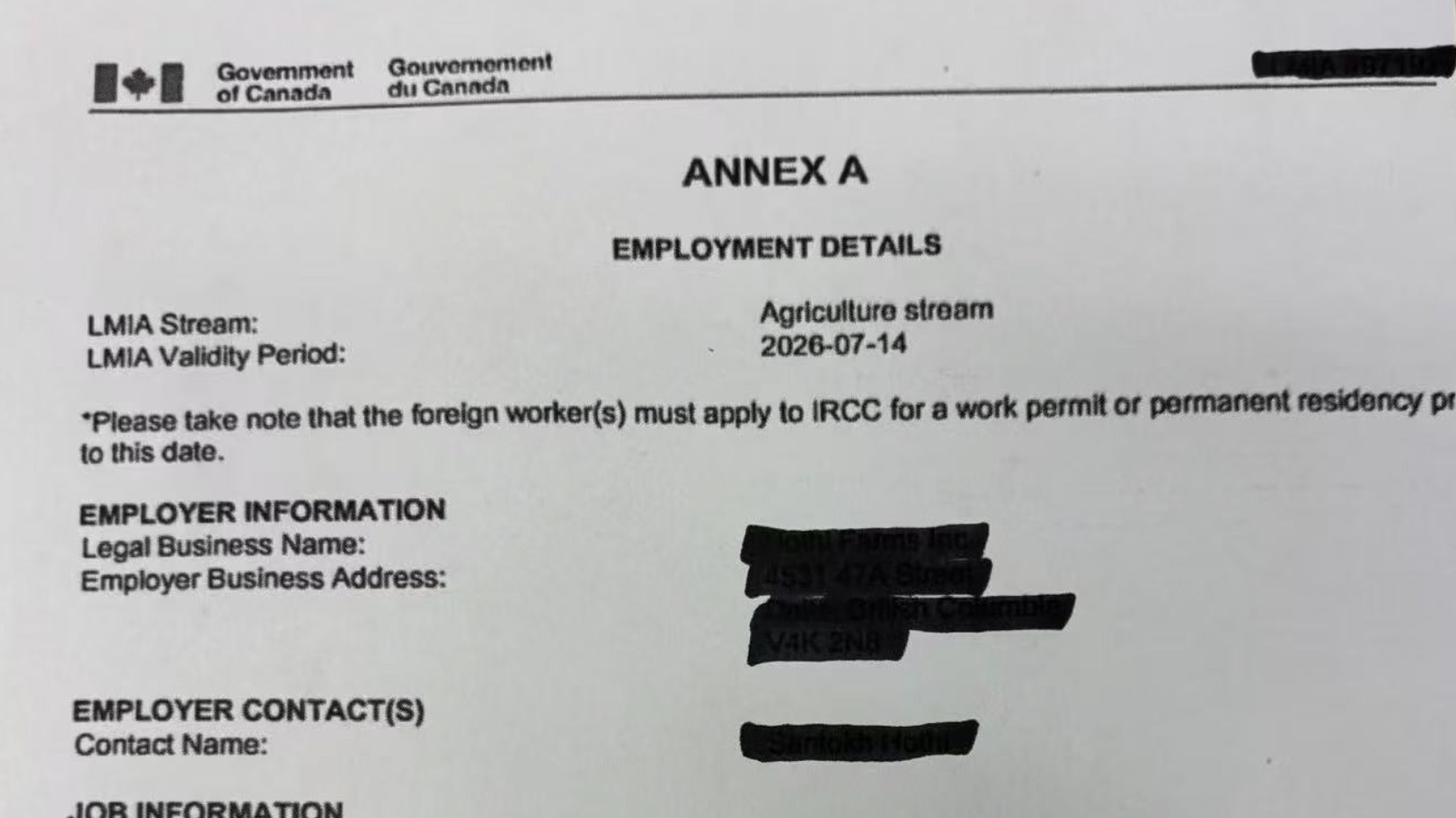 加拿大🇨🇦农业公司农场主管现成LMIA